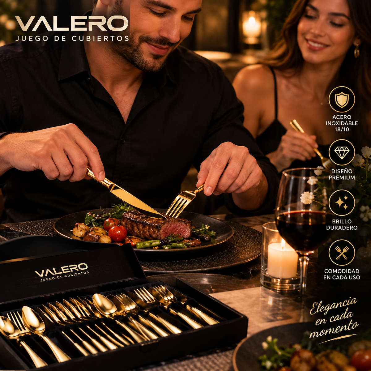 🔥 ¡OFERTA ESPECIAL – 50% DE DESCUENTO! 🔥 AVALON SILVERWARE 30 PIEZAS | CUBIERTOS PREMIUM DE ACERO INOXIDABLE 18/10 | ELEGANCIA, CALIDAD Y COMODIDAD PARA TU MESA | ACABADO SOFISTICADO | APTO PARA LAVAVAJILLAS | IDEAL PARA REGALO 🎁